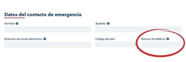Contacto de emergencia