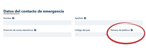 Contacto de emergencia